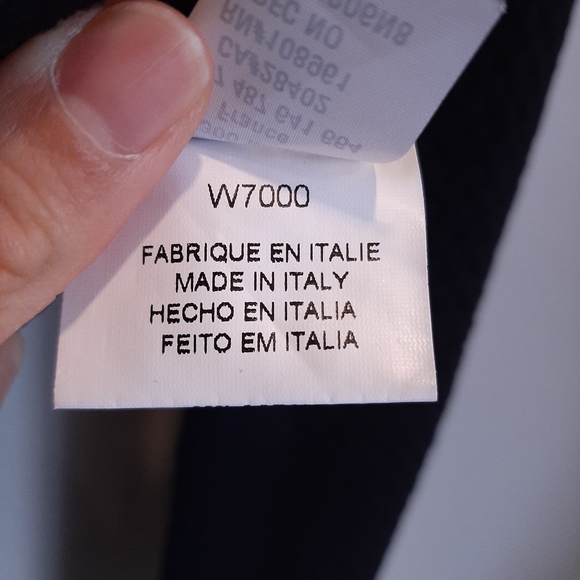 LA FEE MARABOUTEE Cropped Zip Front Blazer Jacket Fitted Collarless Textured - Picture 15 of 16